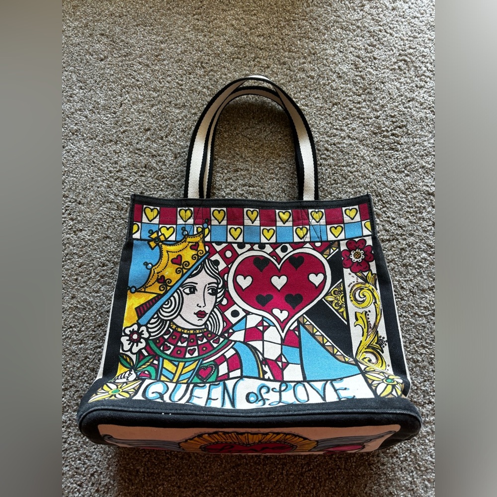 Brighton Queen of Love Canvas Tote Bag